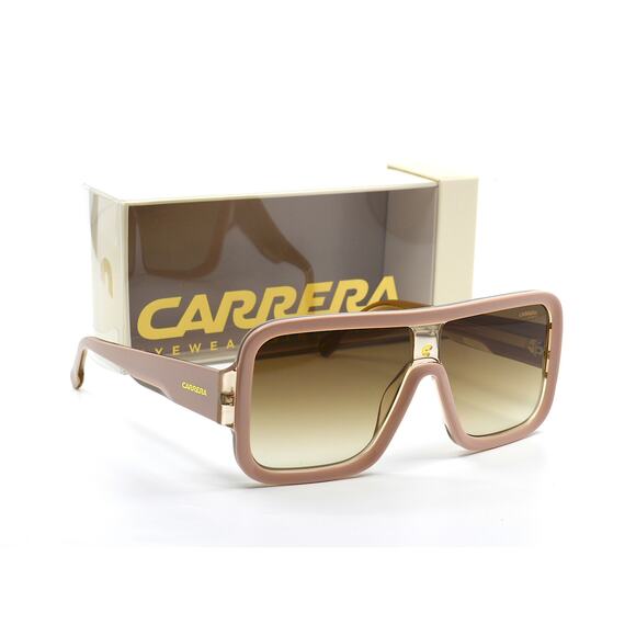 NEW CARRERA FLAGLAB 14 BEIGE BROWN GRADIENT AUTHENTIC SUNGLASSES - Picture 12 of 12